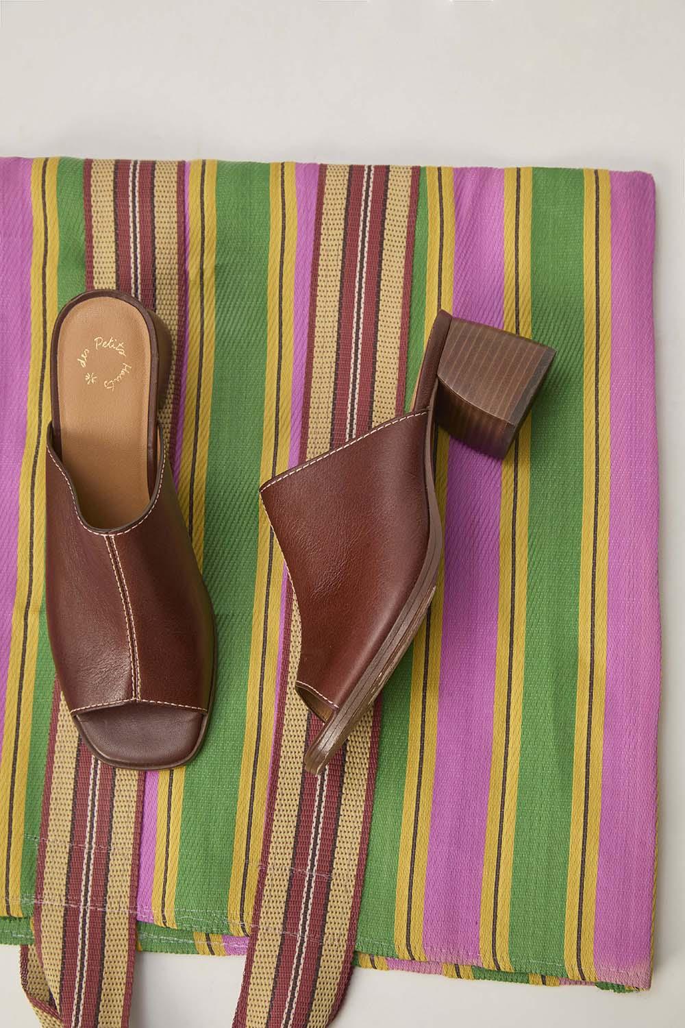 Des Petit Hauts Mules Leili Cacao