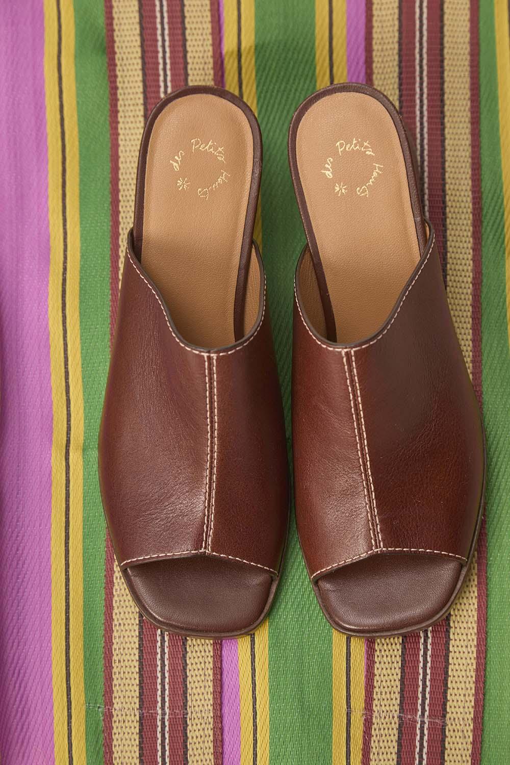 Des Petit Hauts Mules Leili Cacao