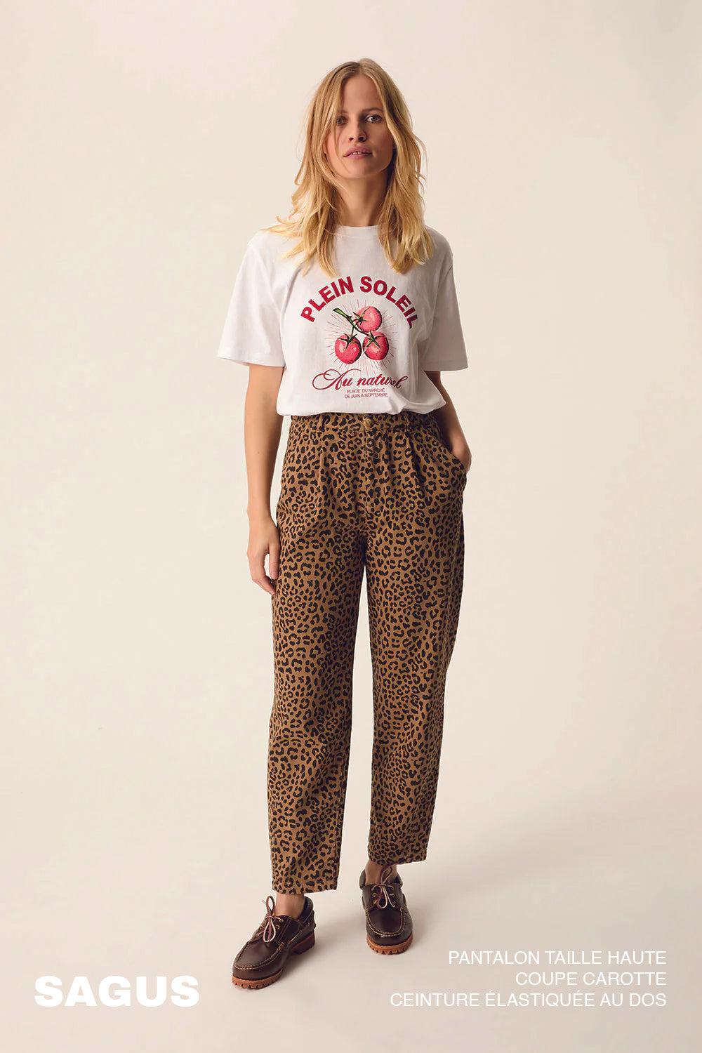 des petit hauts Pantalon en jean Sagus Graou