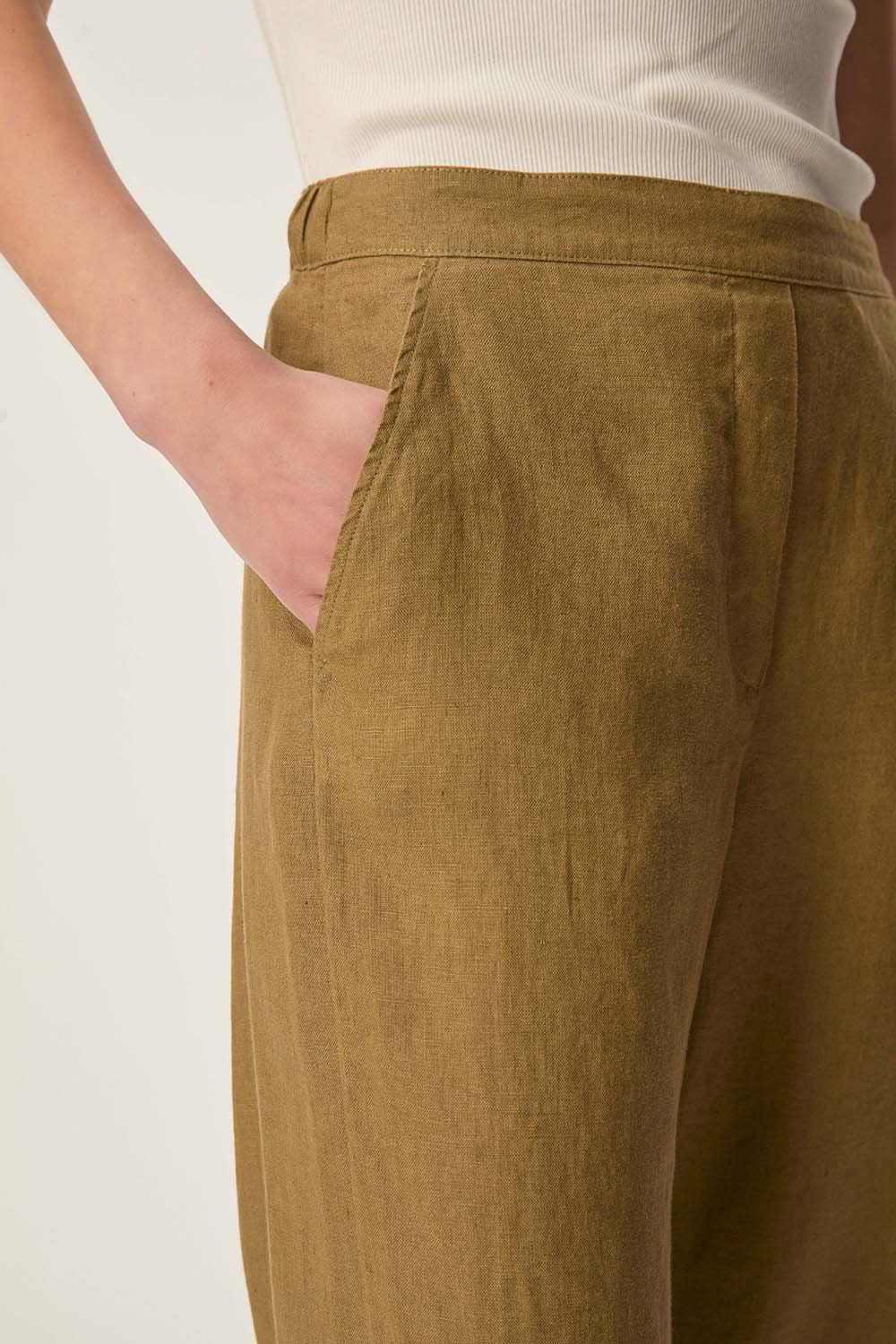 Des Petit Hauts Pantalon Roberti Olive