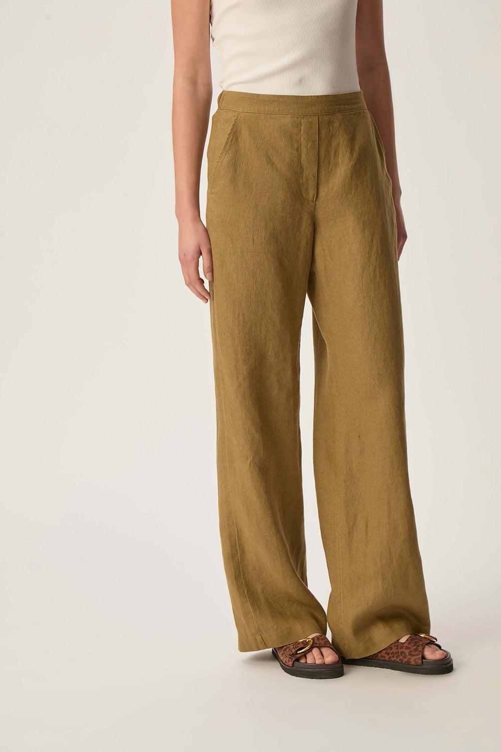 Des Petit Hauts Pantalon Roberti Olive