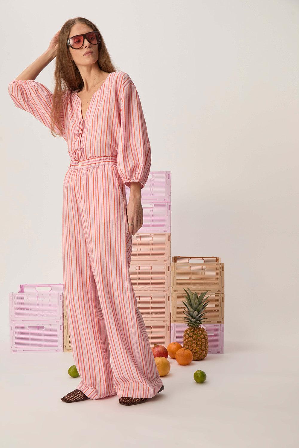 Des Petit Hauts Pantalon Rosace Tropic