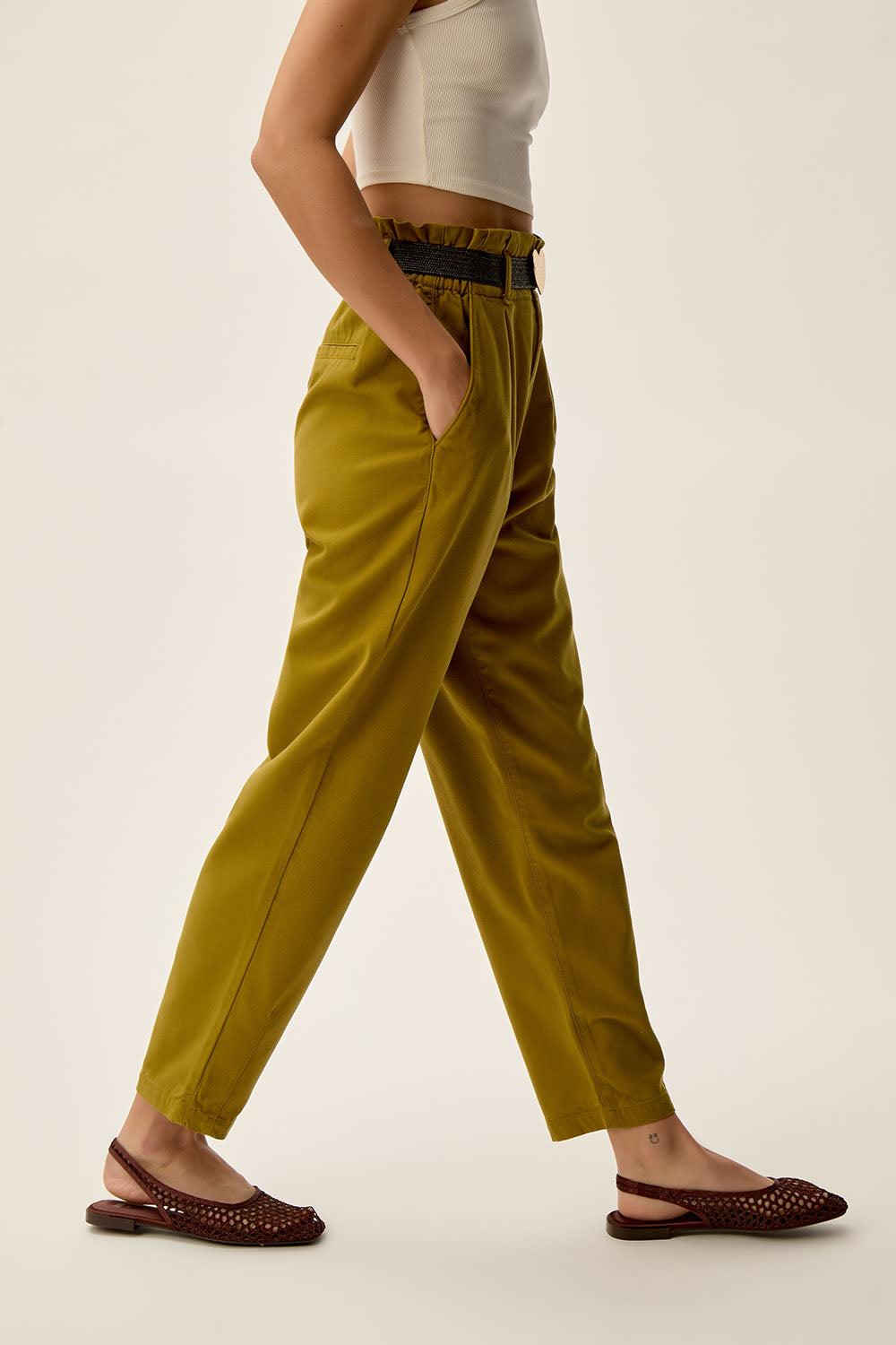 Des Petit Hauts Pantalon Santino Basilic