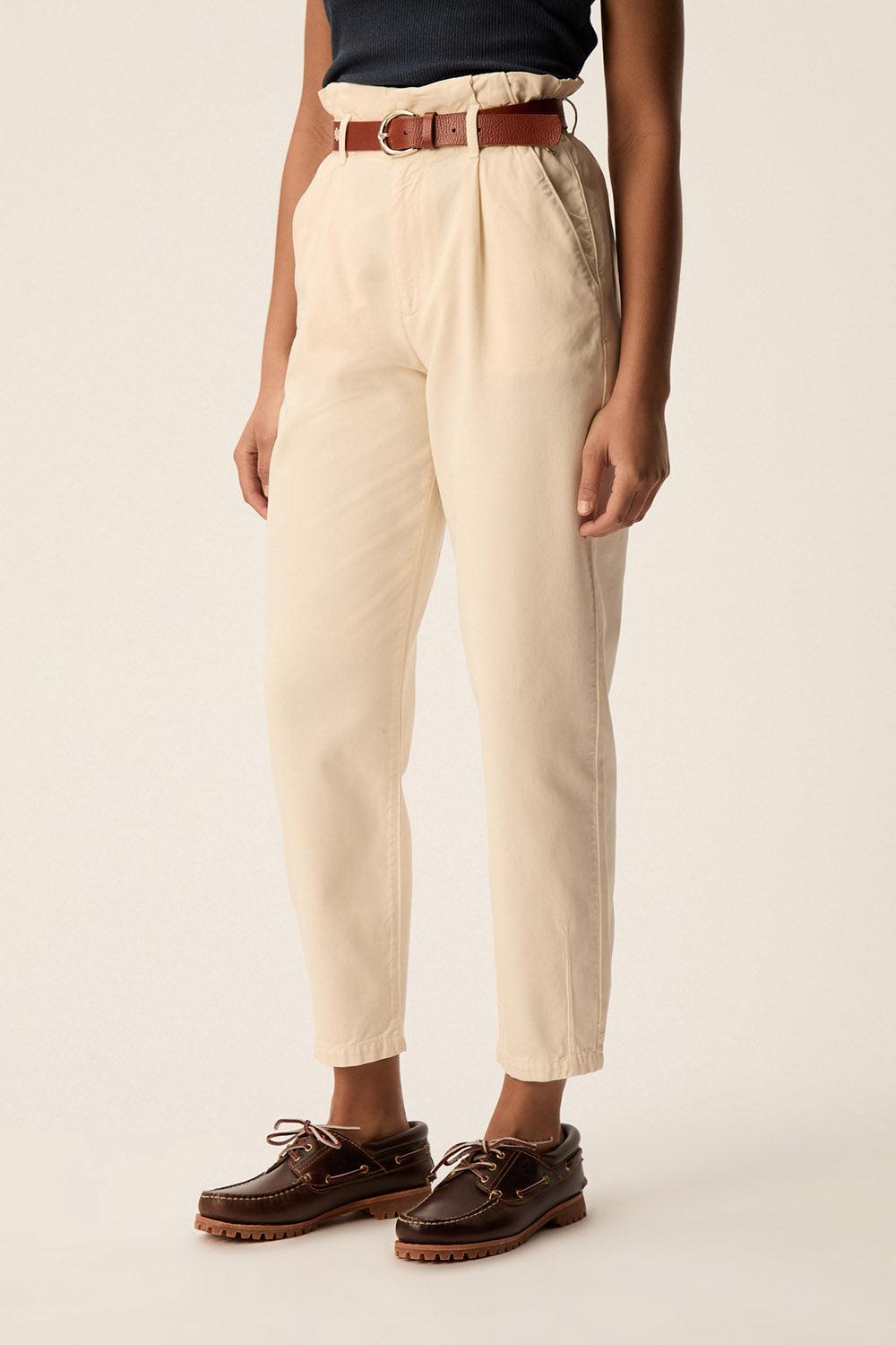 Des Petit Hauts Pantalon Santino Creme