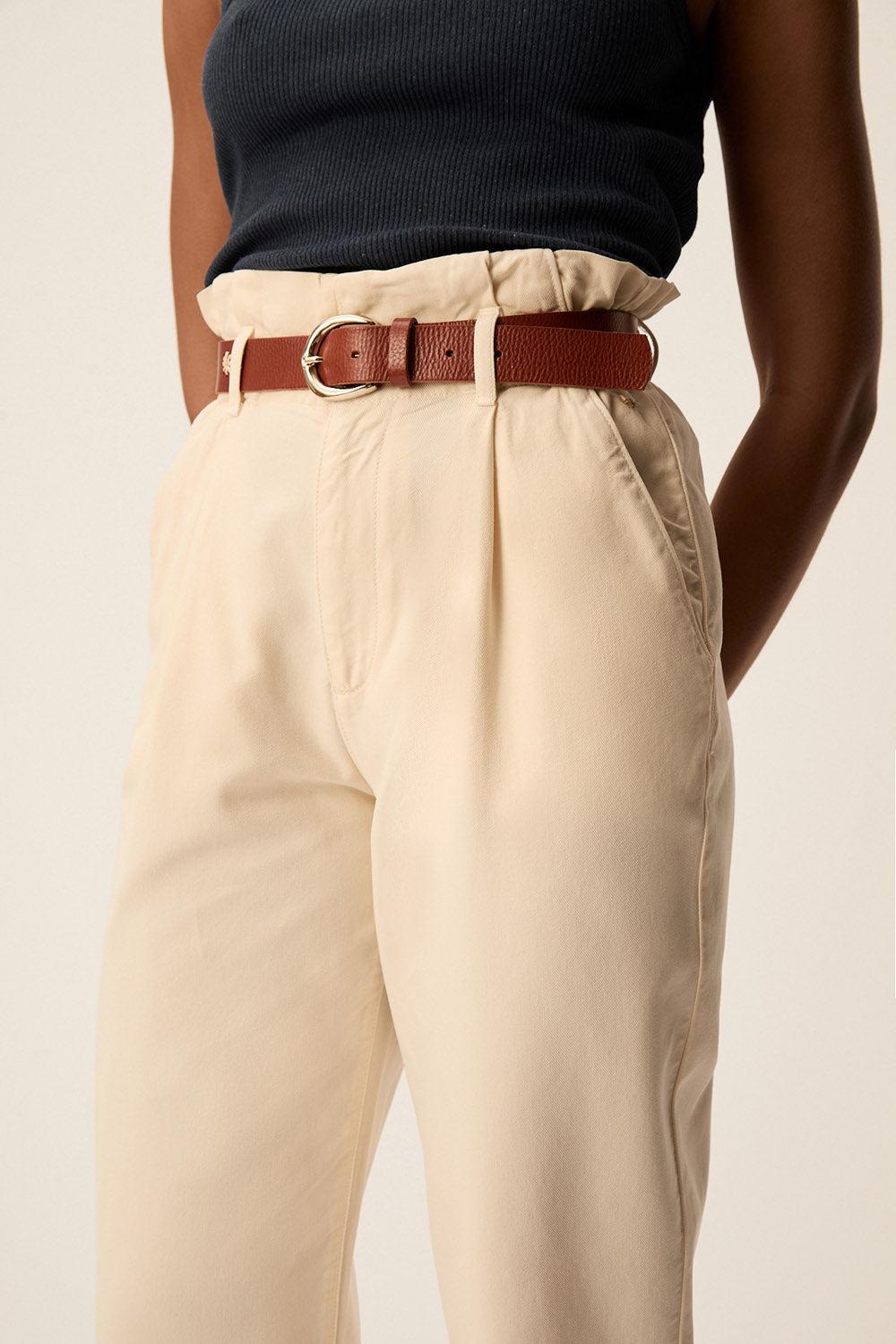 Des Petit Hauts Pantalon Santino Creme