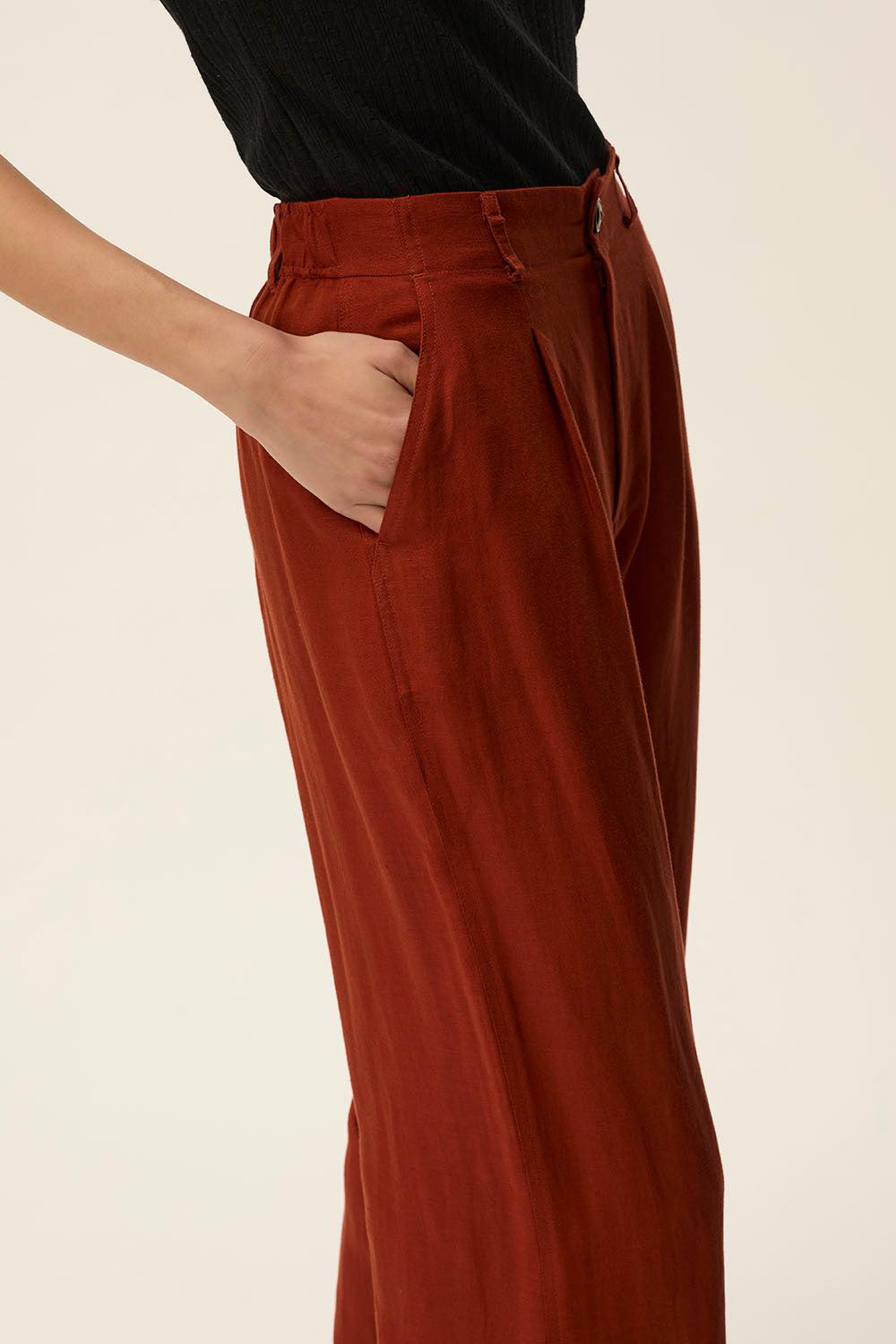 Des Petit Hauts Pantalon Tahiko Cajou