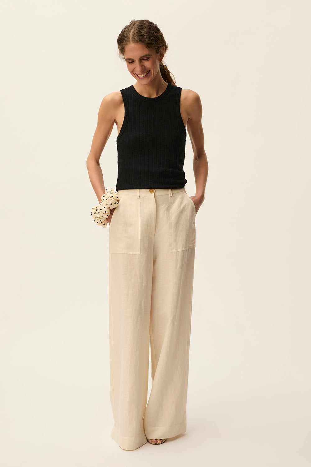 Des Petit Hauts Pantalon Tahoma Creme