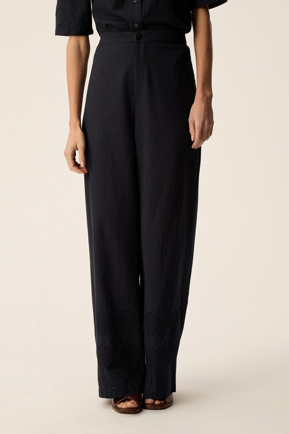 Des Petit Hauts Pantalon Tamara Marine