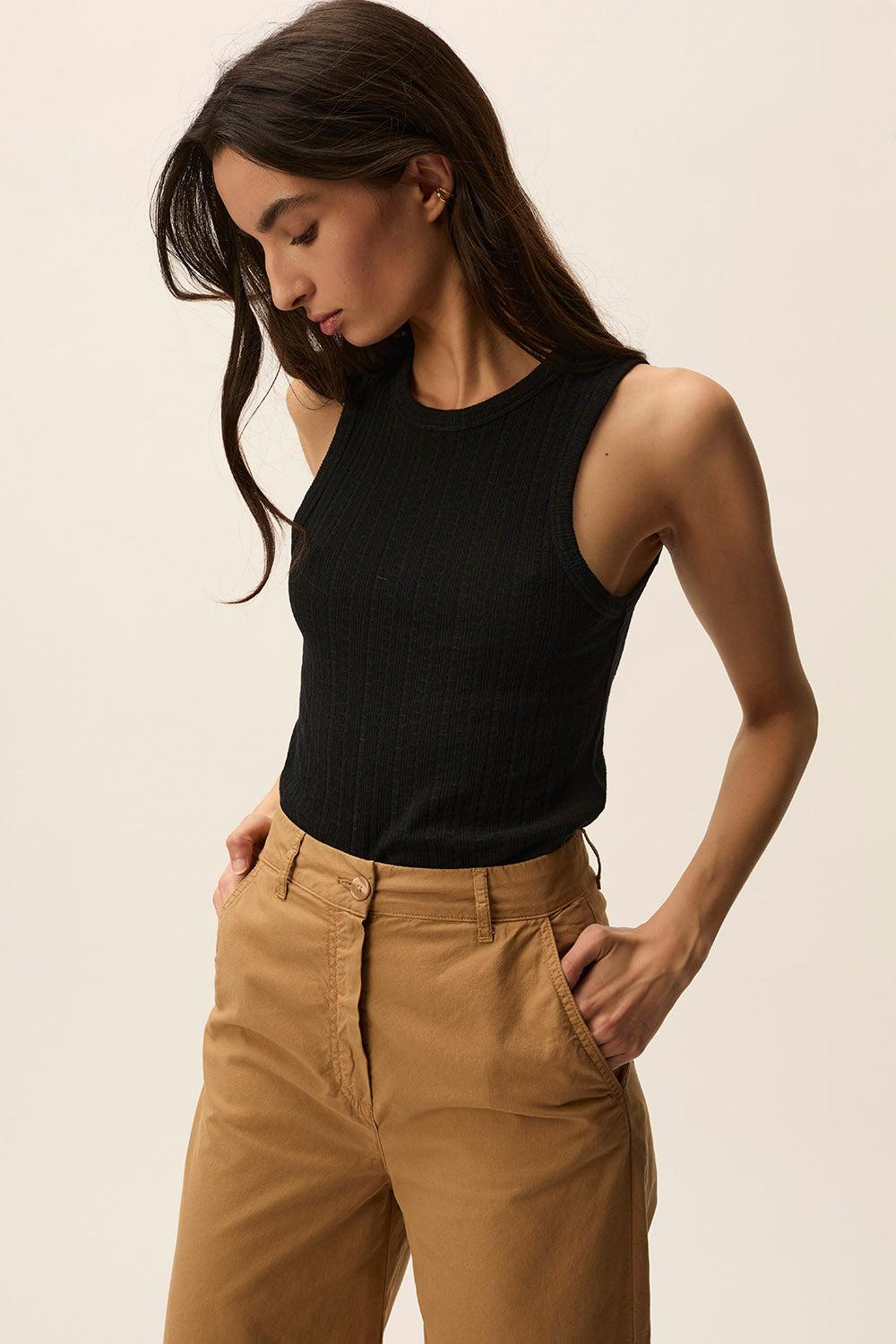 Des Petit Hauts Pantalon Thomas Tabac