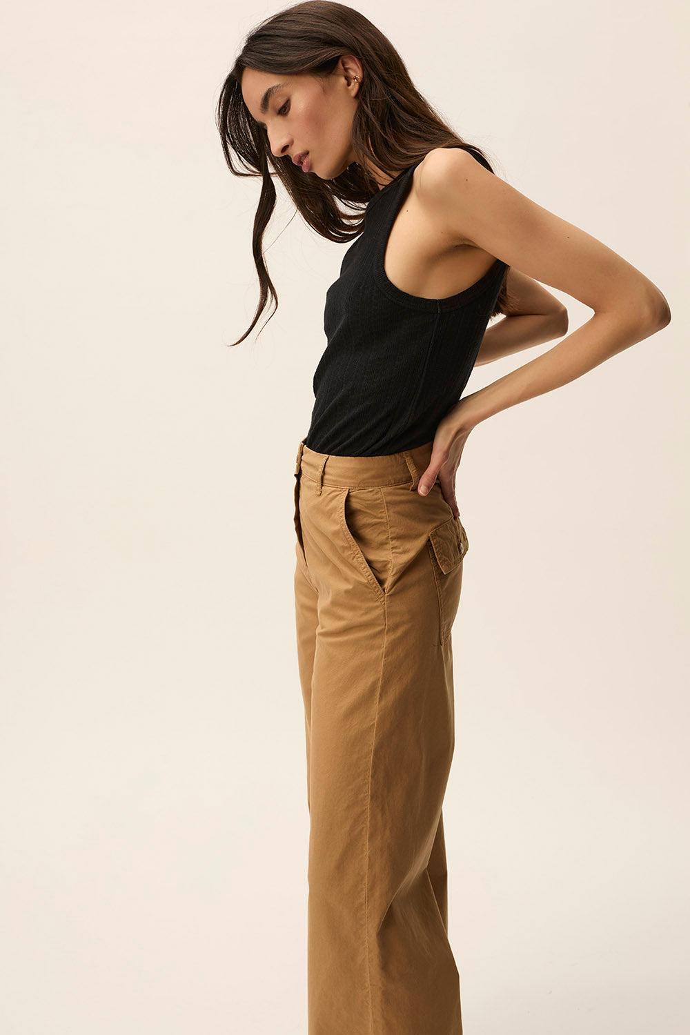Des Petit Hauts Pantalon Thomas Tabac