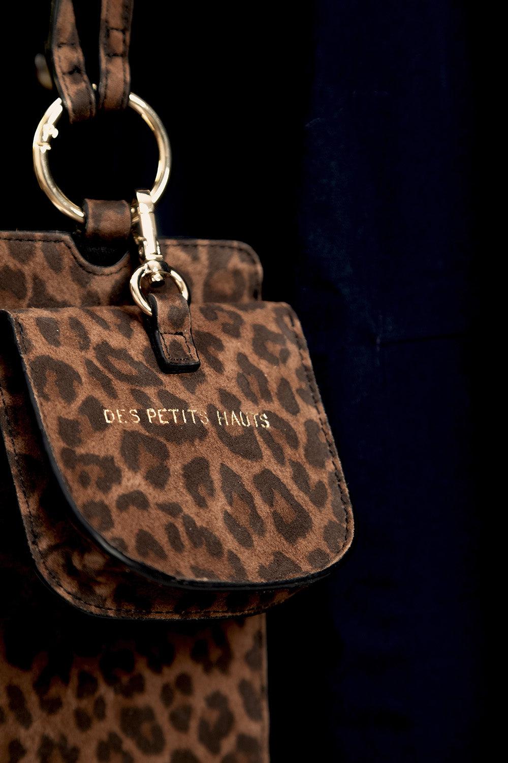 Des Petit Hauts Petite Pochette Orora Leopard