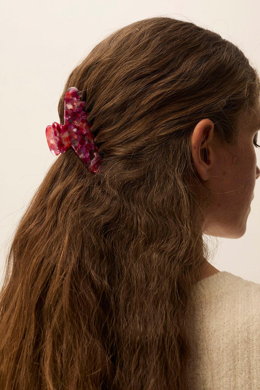 Des Petit Hauts Pinces à Cheveux Odette Cerise