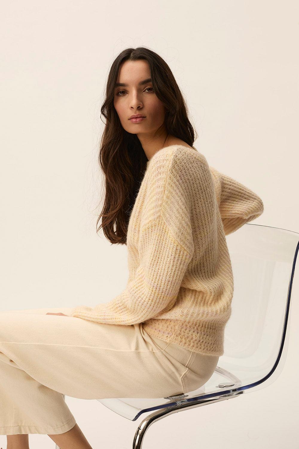 Des Petit Hauts Pull Atomy Multico Slow