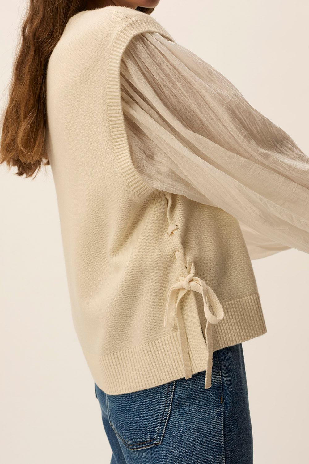 Des Petit Hauts Pull Autis Creme
