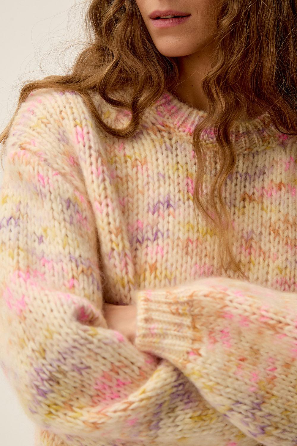 Des Petit Hauts Pull Bowie Multico Fluo