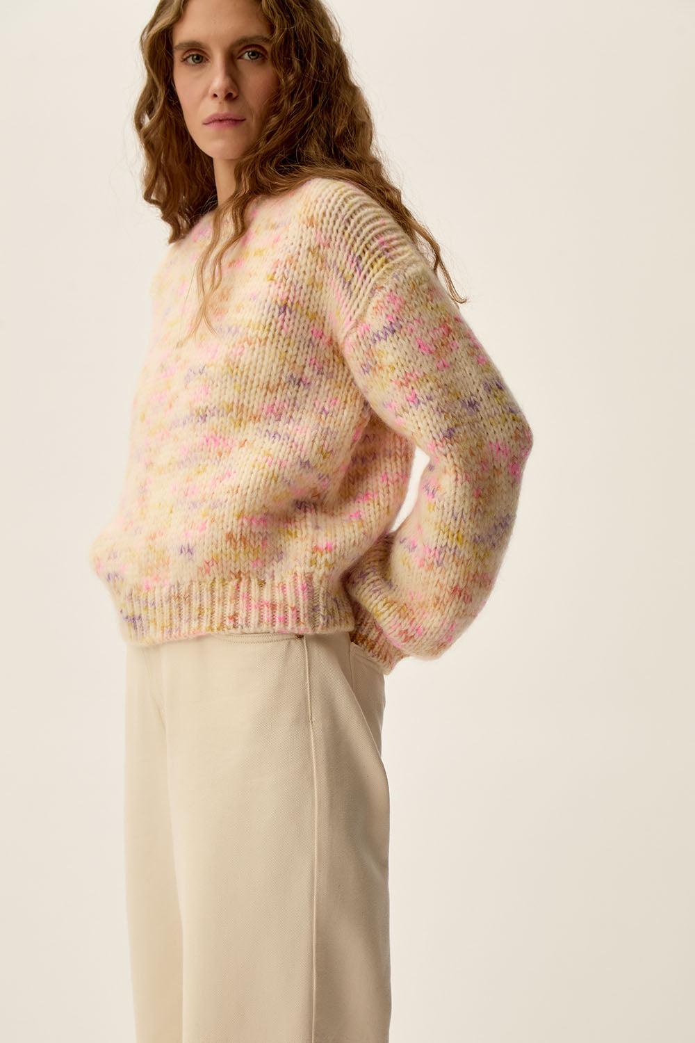 Des Petit Hauts Pull Bowie Multico Fluo