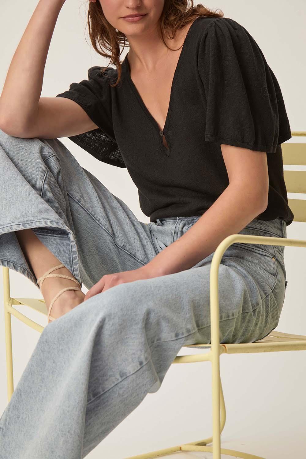 Des Petit Hauts Pull Brook Noir