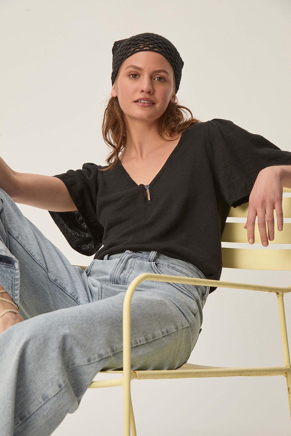 Des Petit Hauts Pull Brook Noir