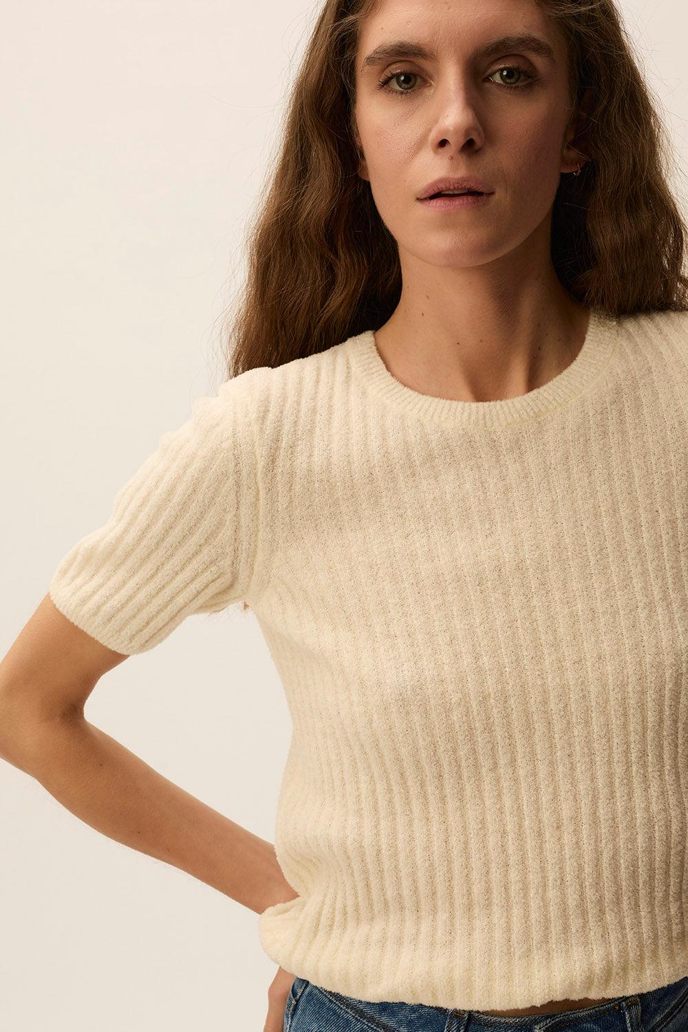 Des Petit Hauts Pull Buket Creme