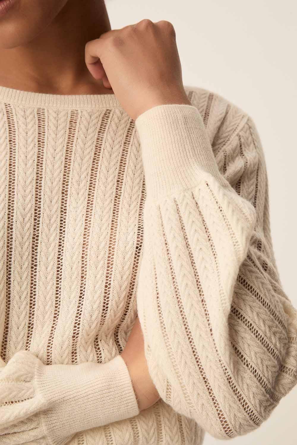 Des Petit Hauts Pull Colorado Ecru