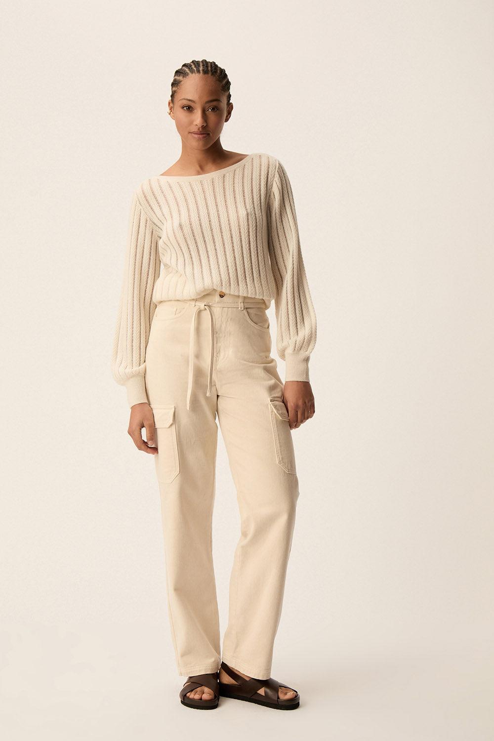 Des Petit Hauts Pull Colorado Ecru