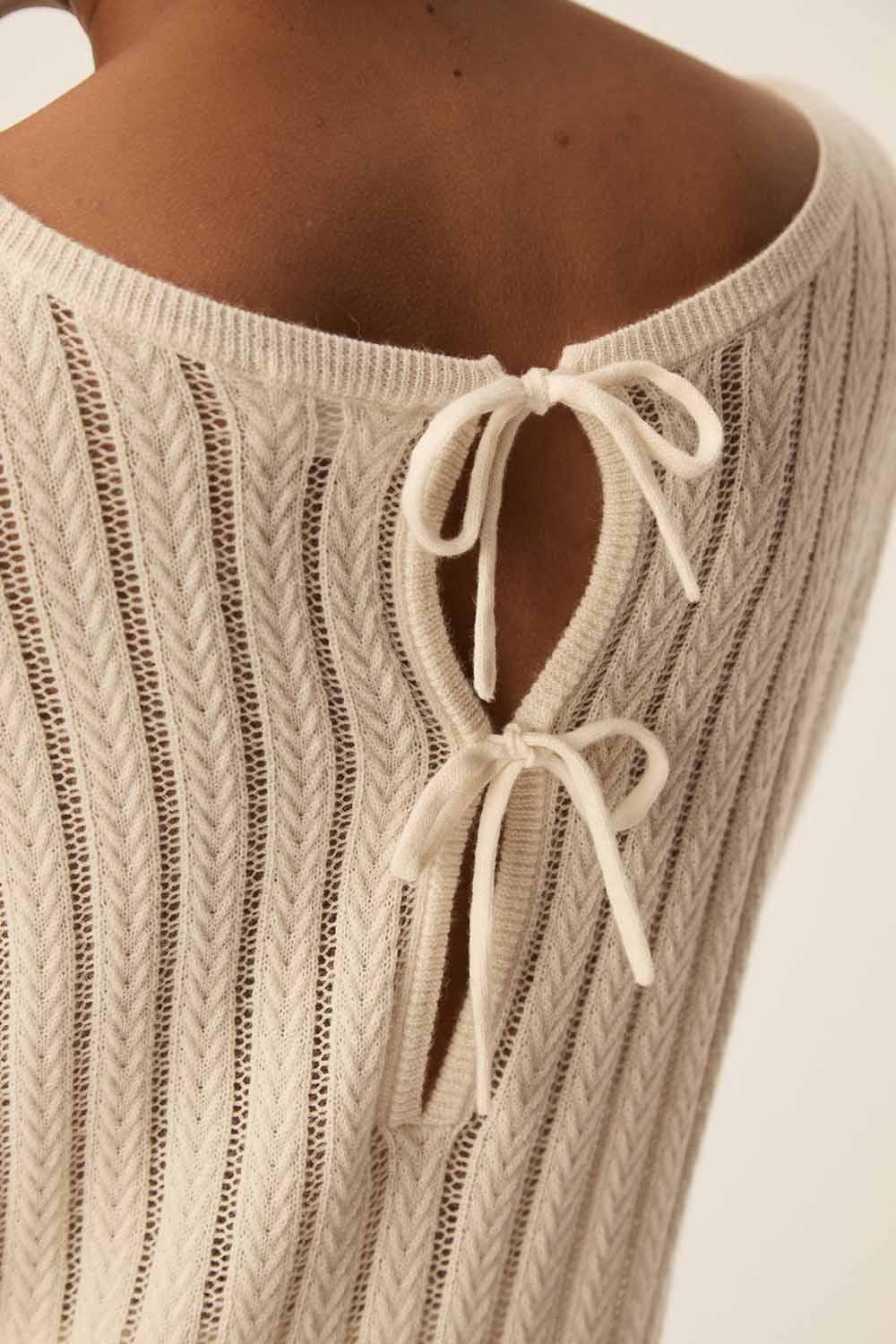 Des Petit Hauts Pull Colorado Ecru