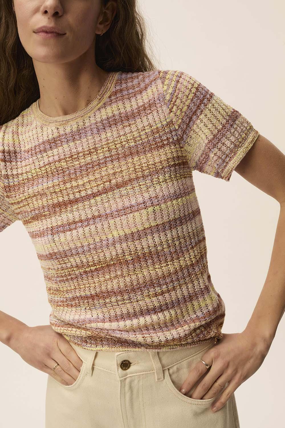 Des Petit Hauts Pull Cuba Multico Slow
