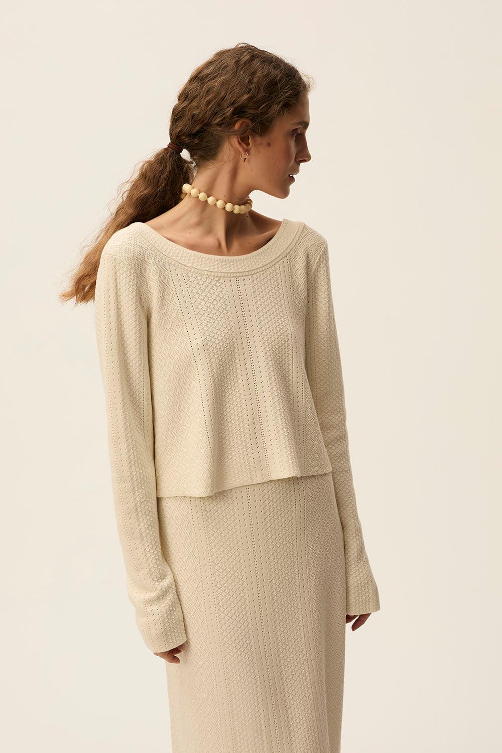 Des Petit Hauts Pull Dilma Creme
