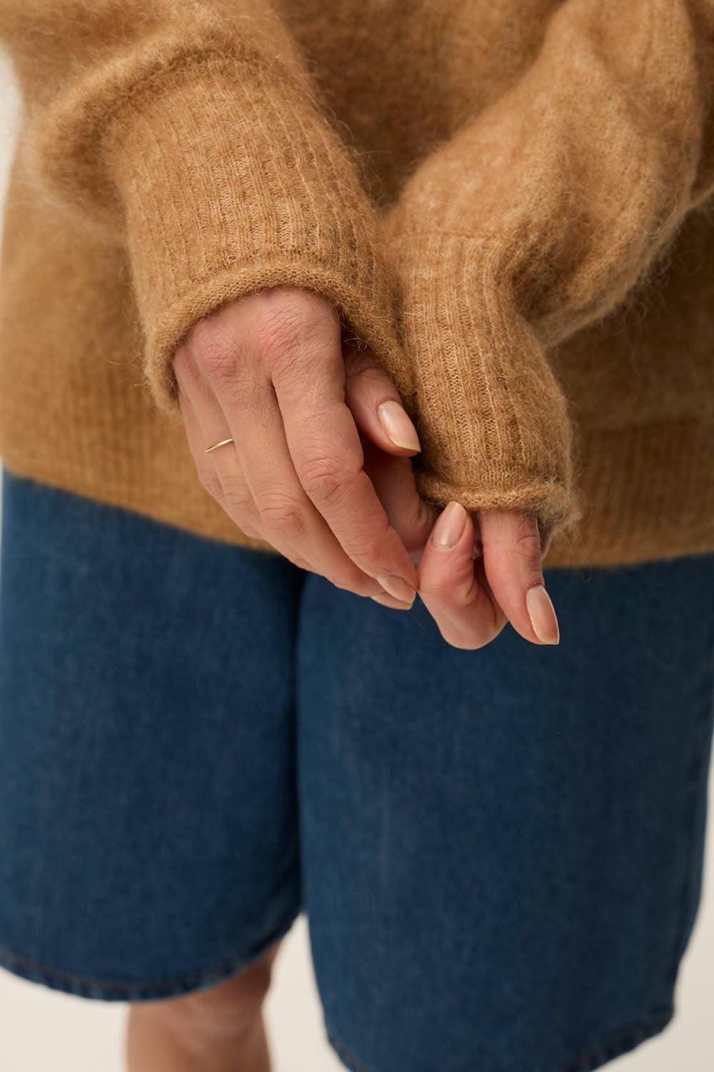 Des Petit Hauts Pull Donald Tabac