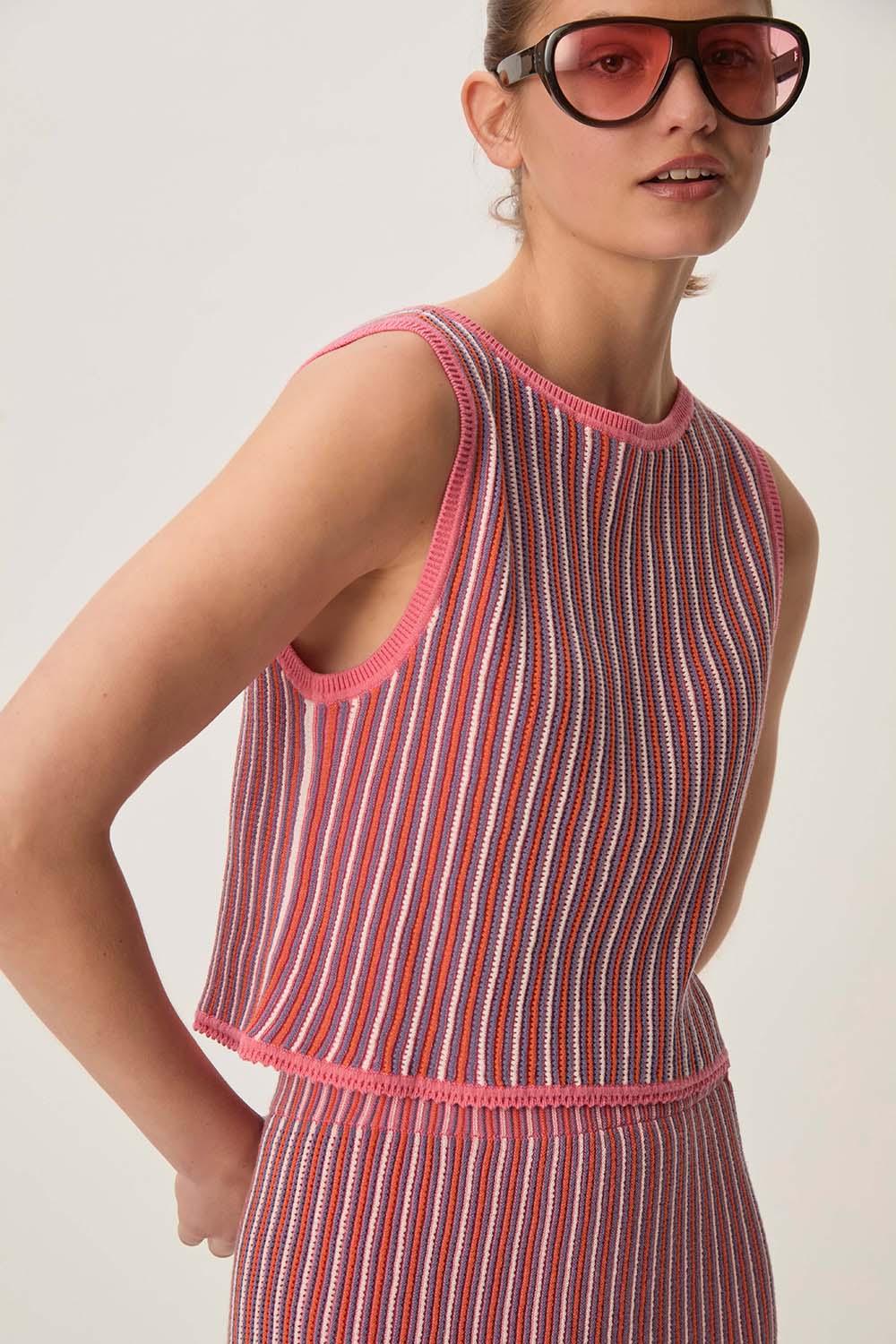 Des Petit Hauts Pull Dustin Multico Vibrations