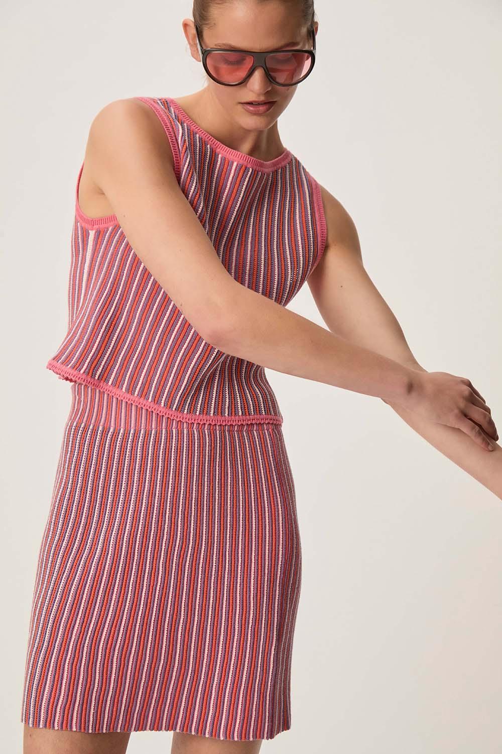 Des Petit Hauts Pull Dustin Multico Vibrations