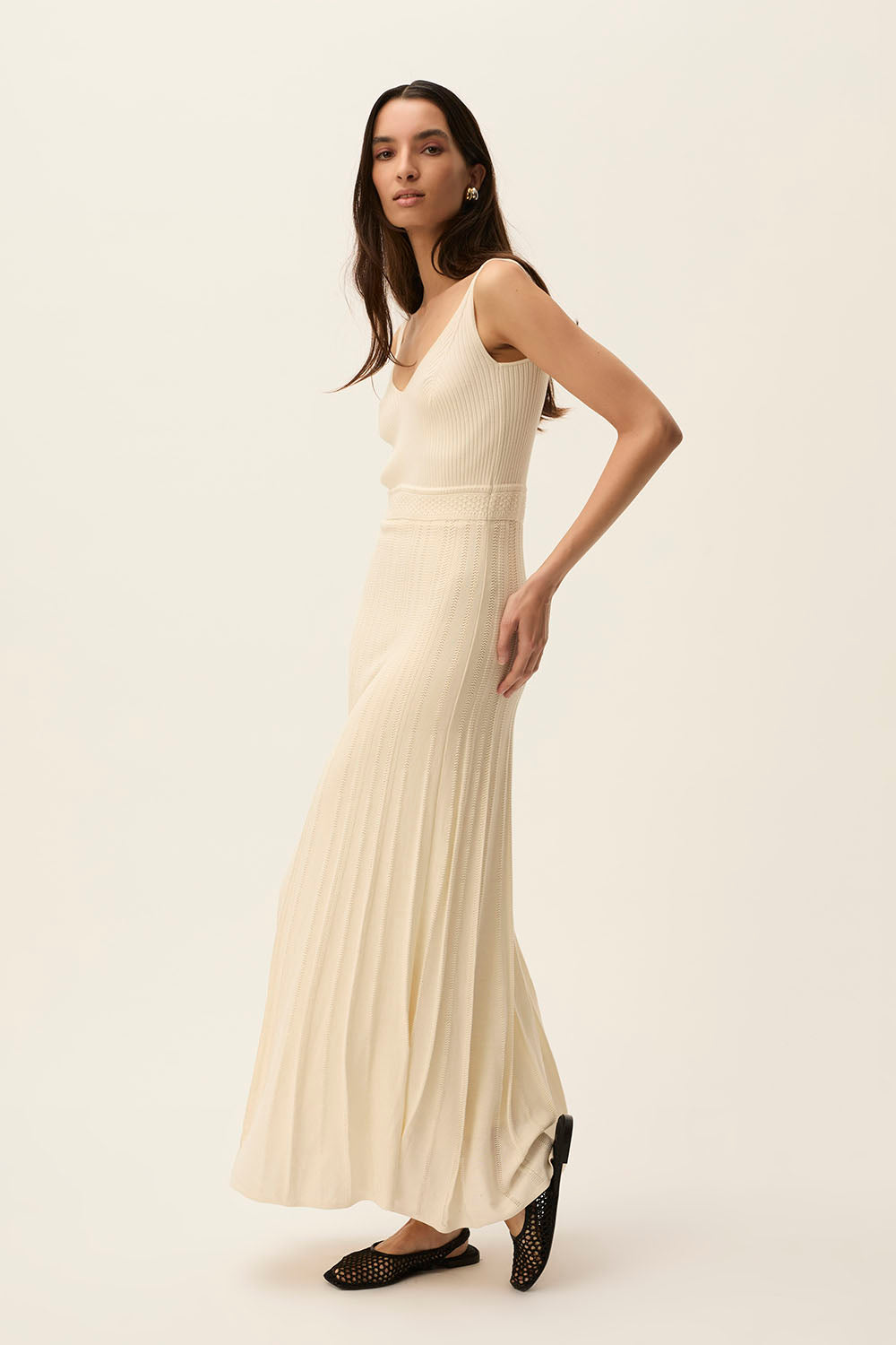 Des Petit Hauts Robe Diane Creme
