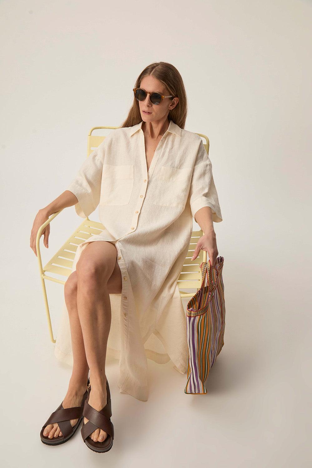 des petit hauts Robe Robby Ecru