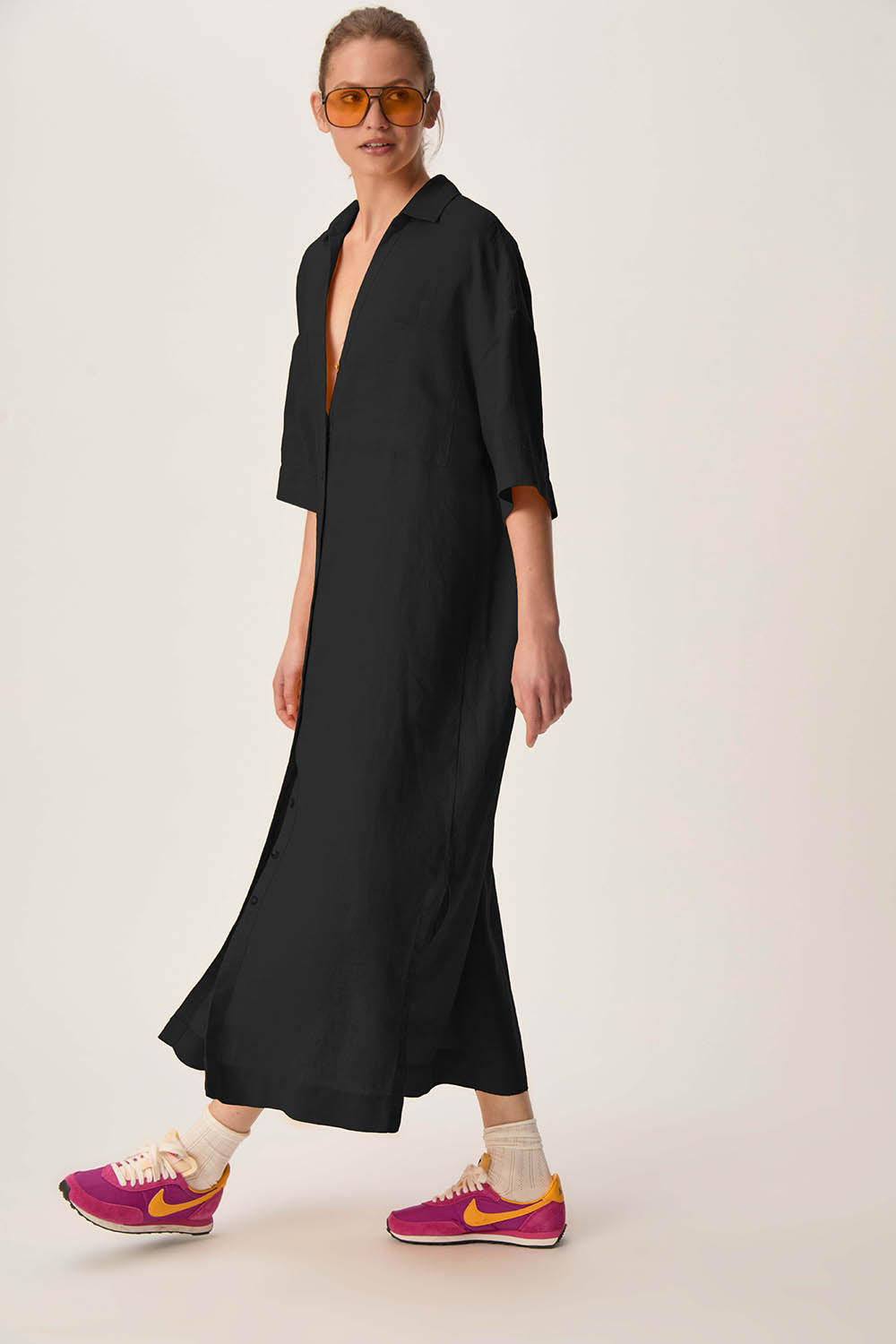 Des Petit Hauts Robe Robby Noir