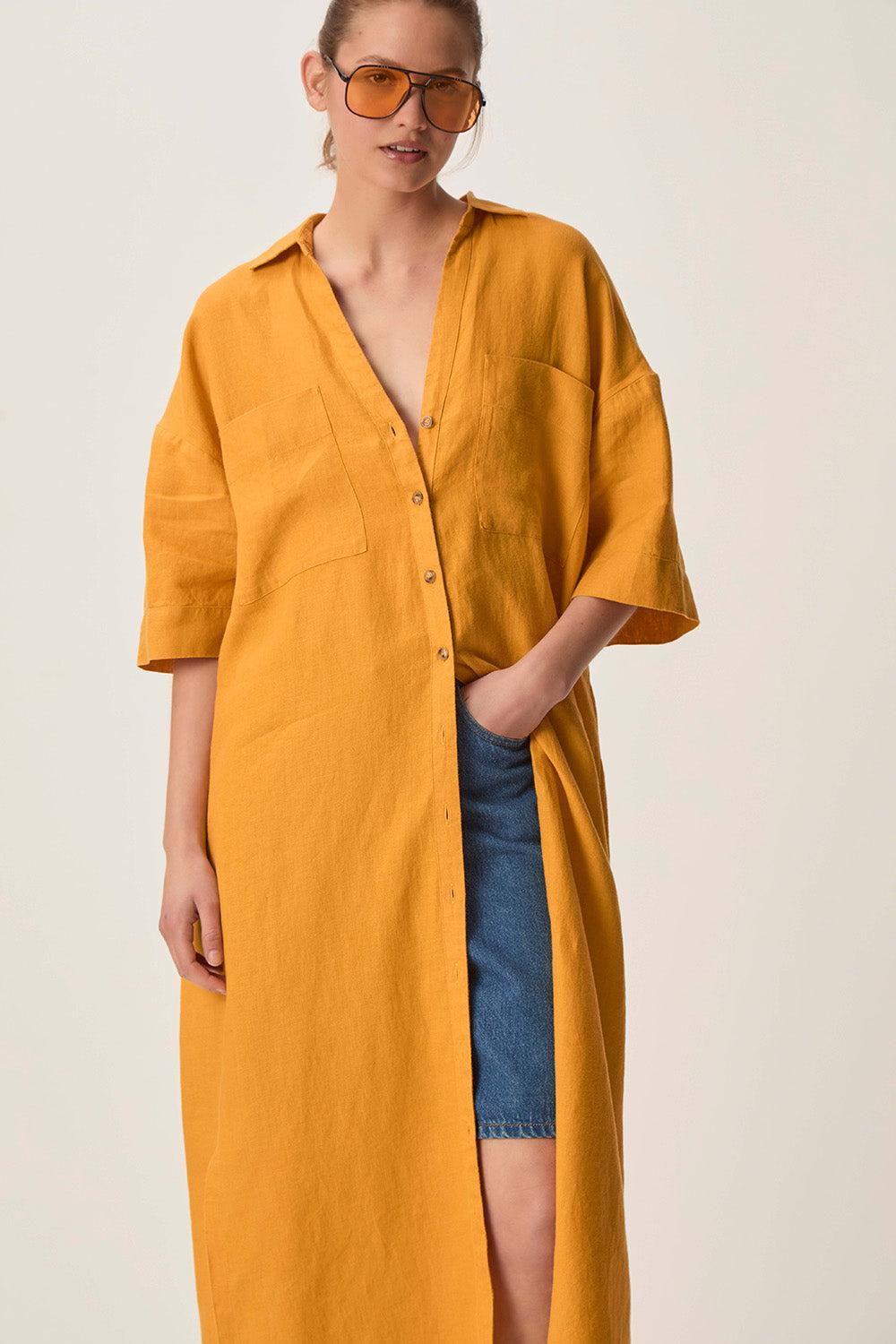 Des Petit Hauts Robe Robby Tournesol