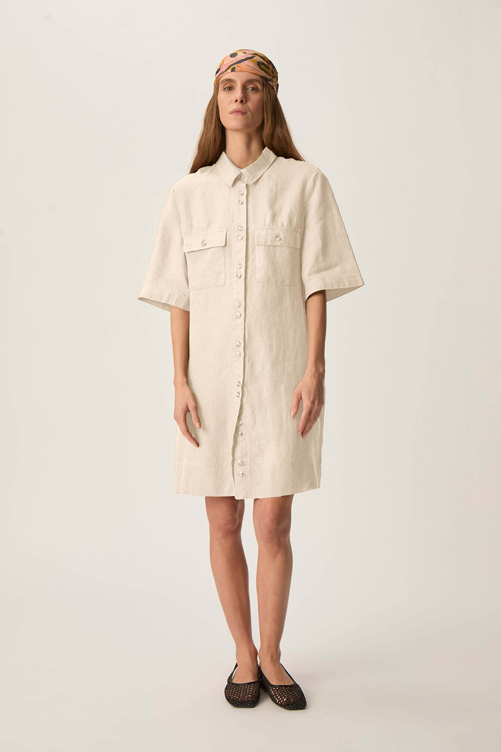 Des Petit Hauts Robe Robinson Ecru