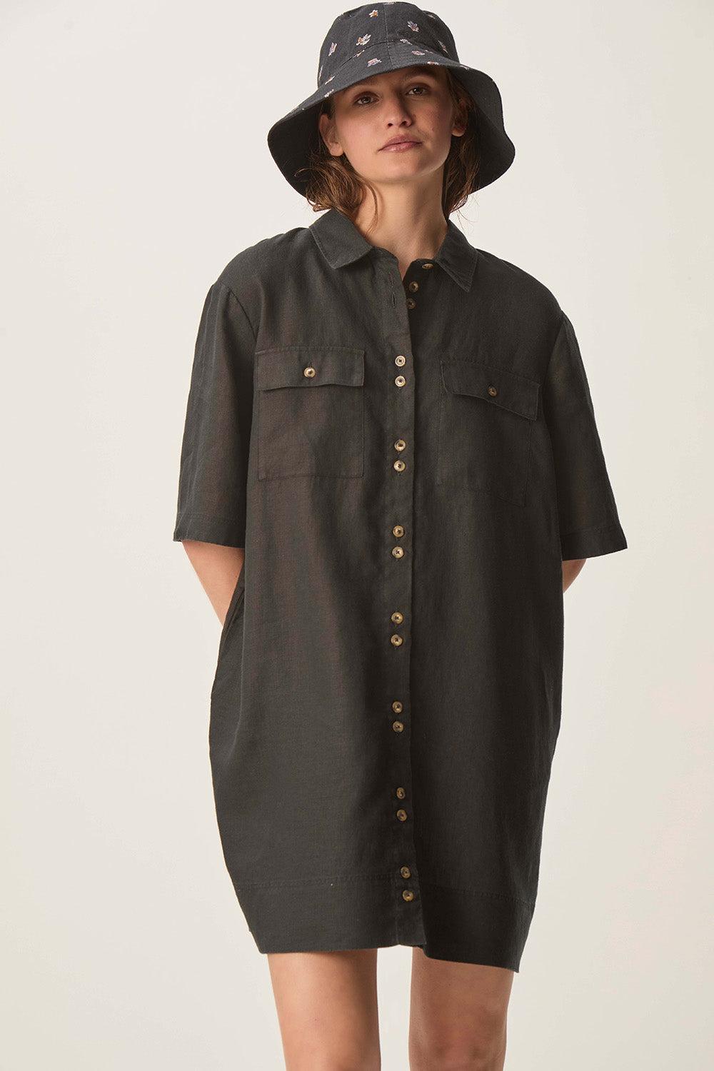 Des Petit Hauts Robe Robinson Noir