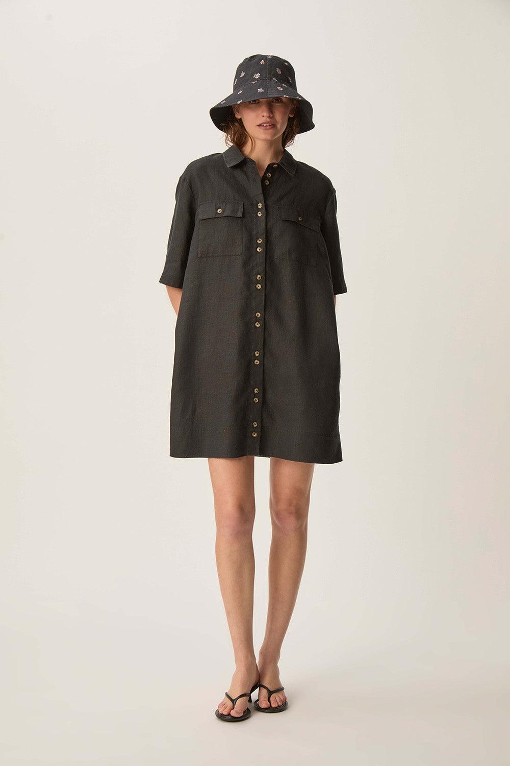 des petit hauts Robe Robinson Noir