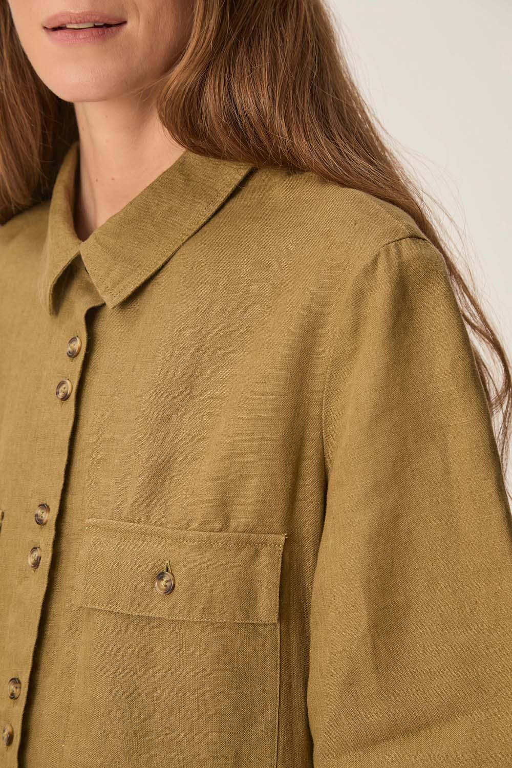Des Petit Hauts Robe Robinson Olive