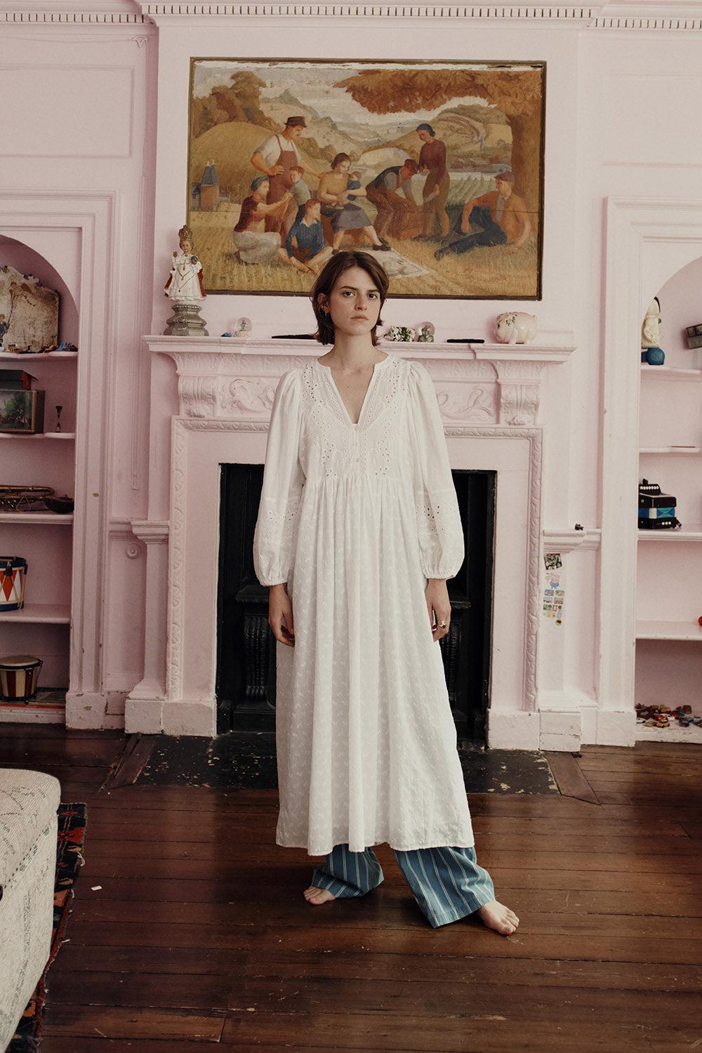 des petit hauts Robe Salama Ecru