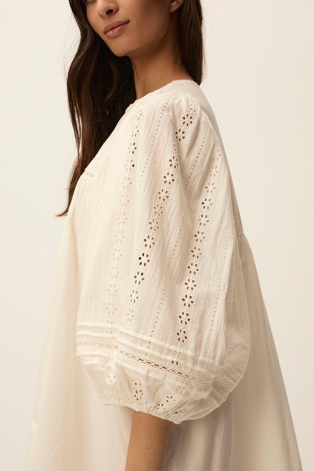 Des Petit Hauts Robe Saturne Ecru
