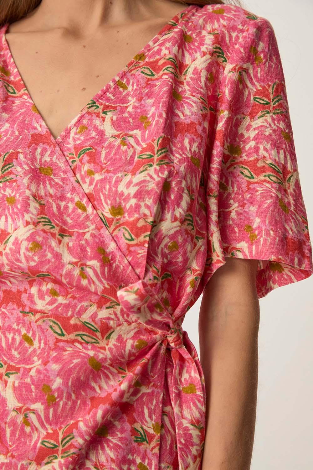 Des Petit Hauts Robe Sibille Azalee