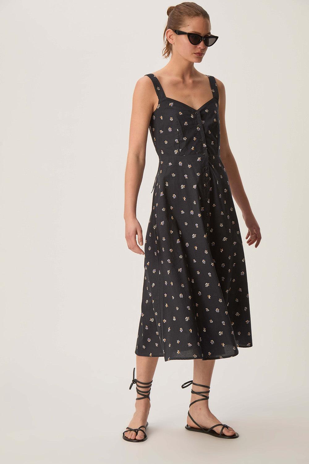 Des Petit Hauts Robe Silvette Poppy