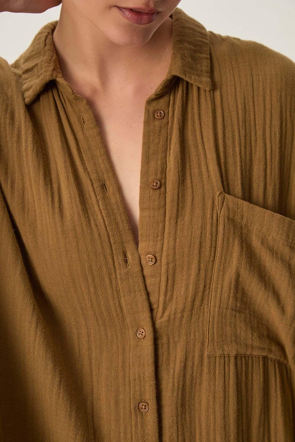 Des Petit Hauts Robe Sophane Olive