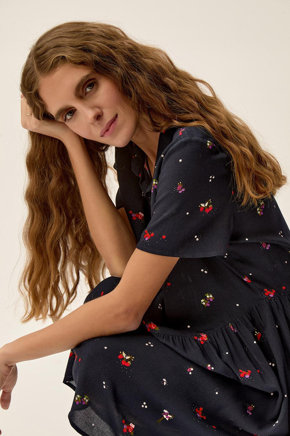 Des Petit Hauts Robe Verinette Pomodoro