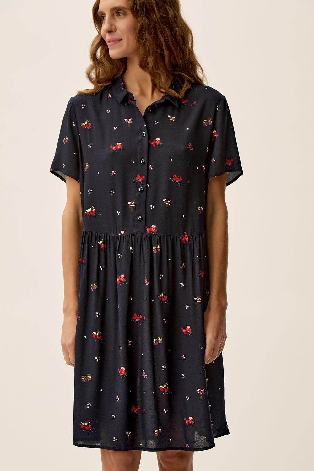 Des Petit Hauts Robe Verinette Pomodoro