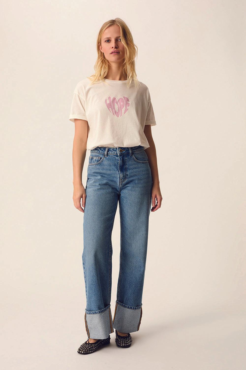 Des Petit Hauts Tee-shirt Cape Code Ecru