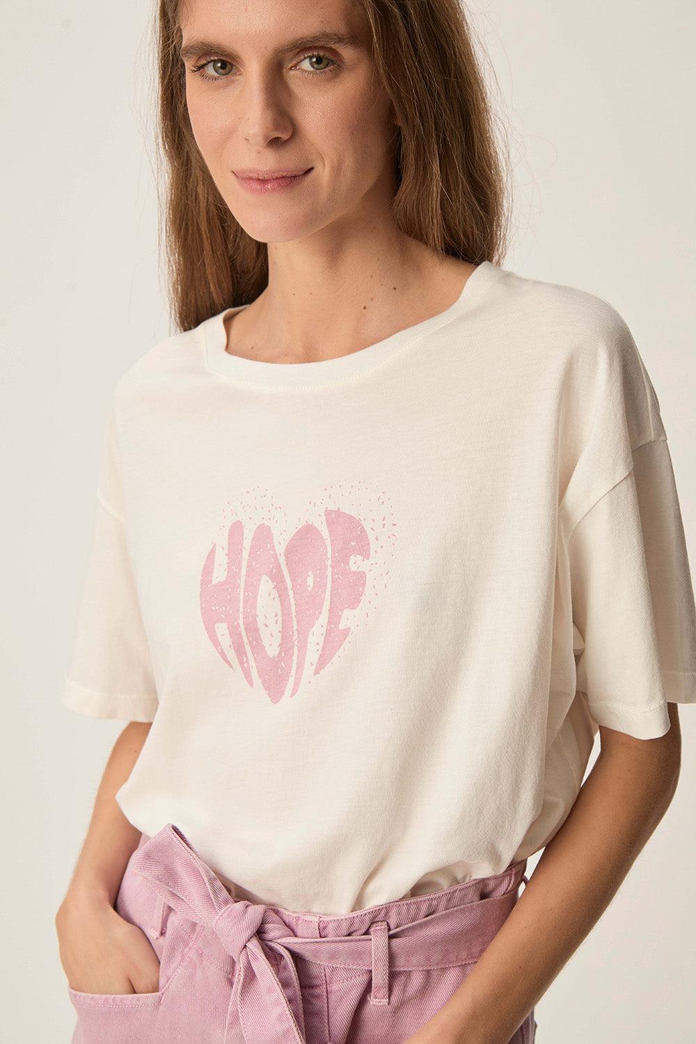 des petit hauts Tee-shirt Cape Code Ecru