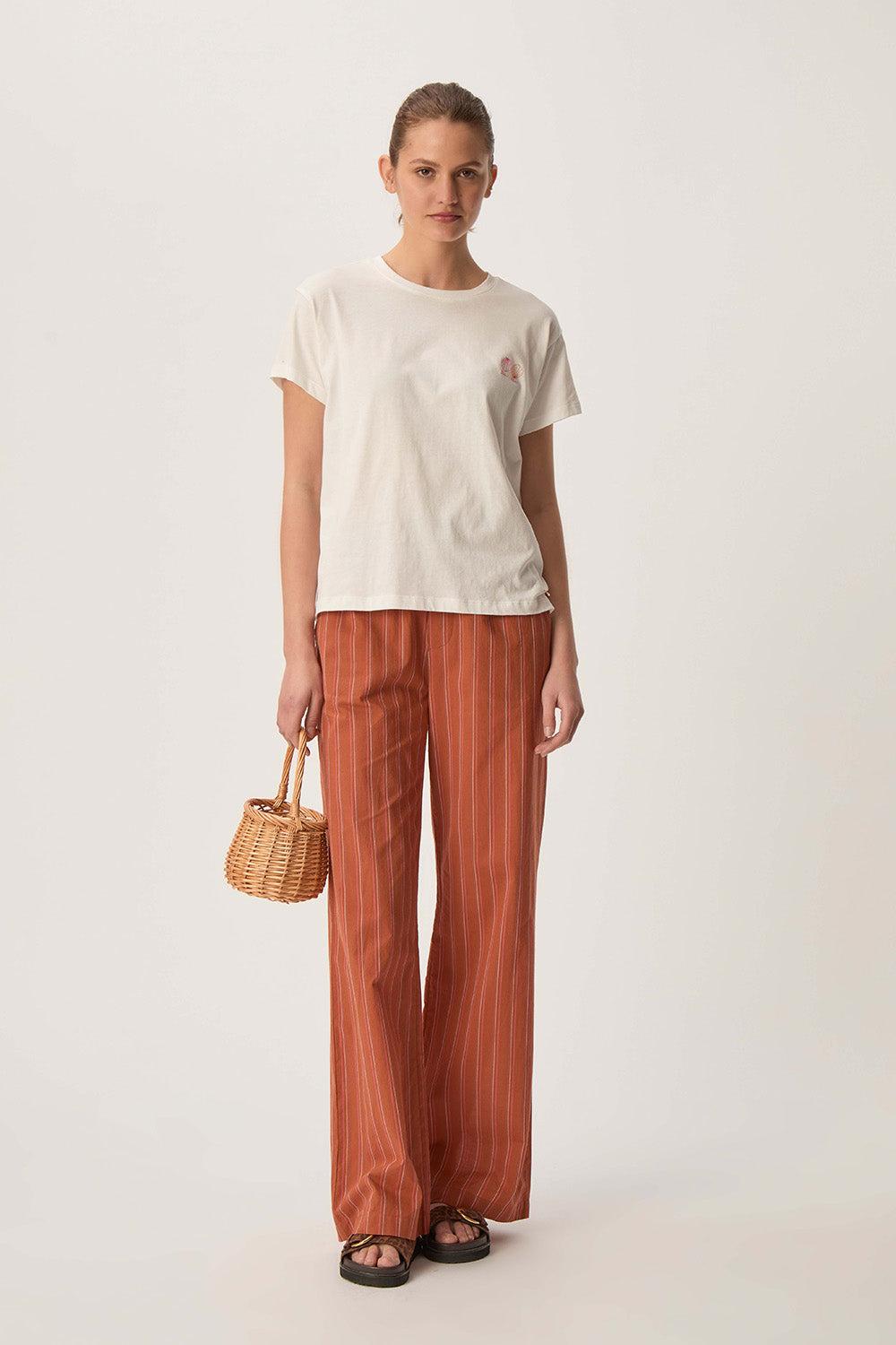 Des Petit Hauts Tee-shirt Gazo Ecru