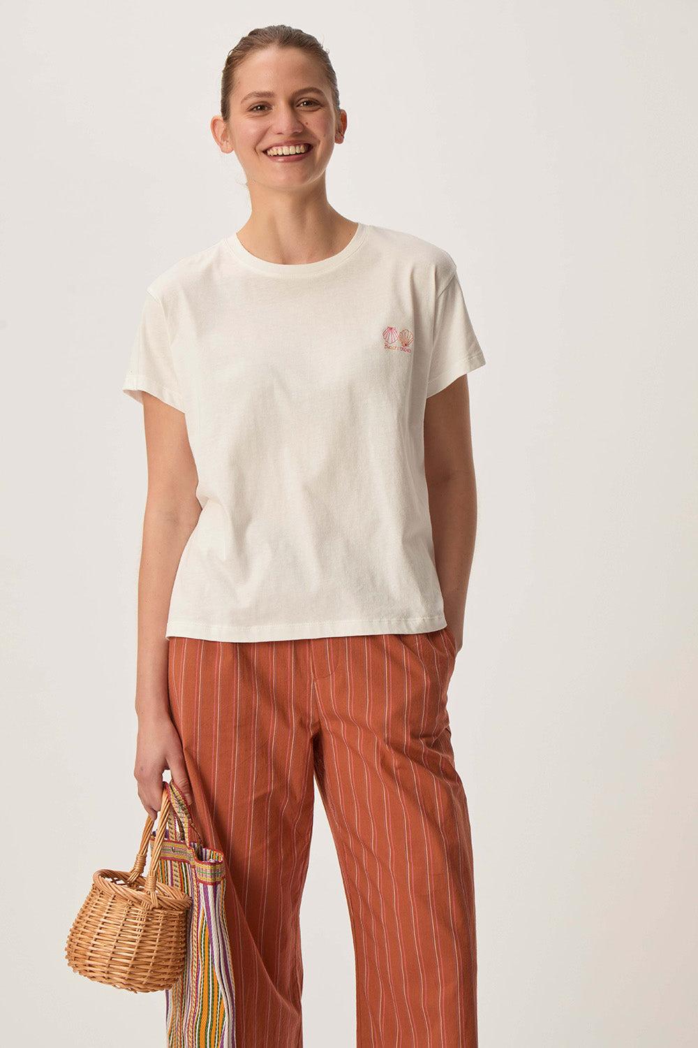 des petit hauts Tee-shirt Gazo Ecru